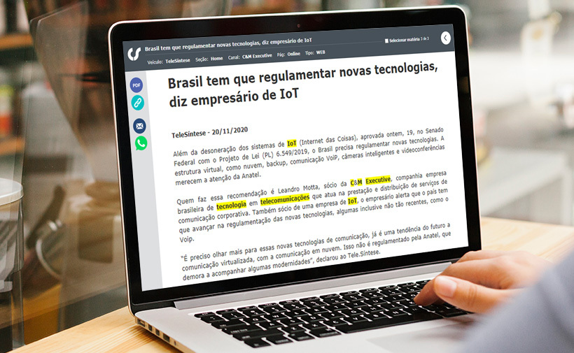 Brasil tem que regulamentar novas tecnologias, diz empresário de IoT