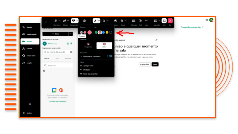 Controle e colaboração facilitada