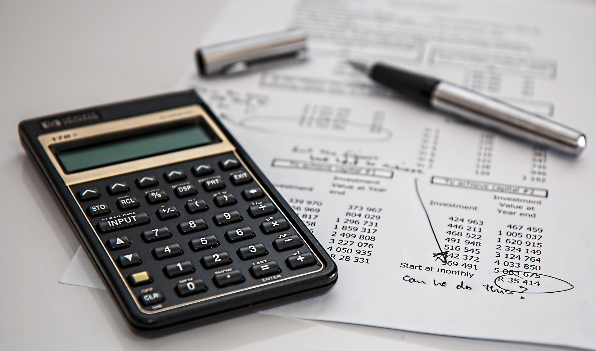 Accounting professional at work